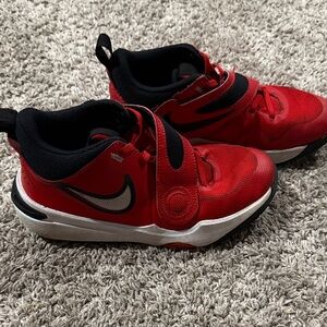 Nike Kids Red and Black Sneakers
